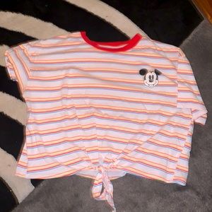 Disney Multicolor Cropped Top